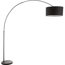 salon black floor lamp   