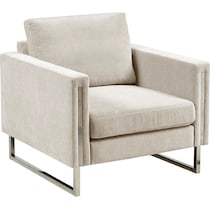 salon white accent chair   