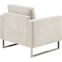 salon white accent chair   