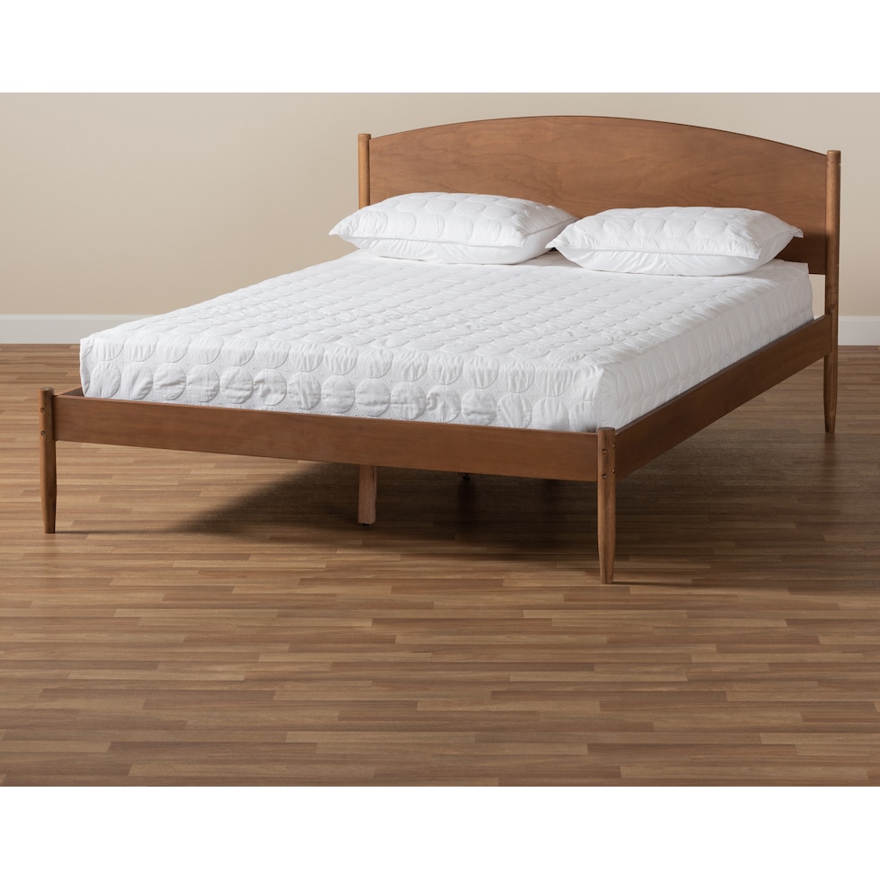 samaya ash walnut queen bed   