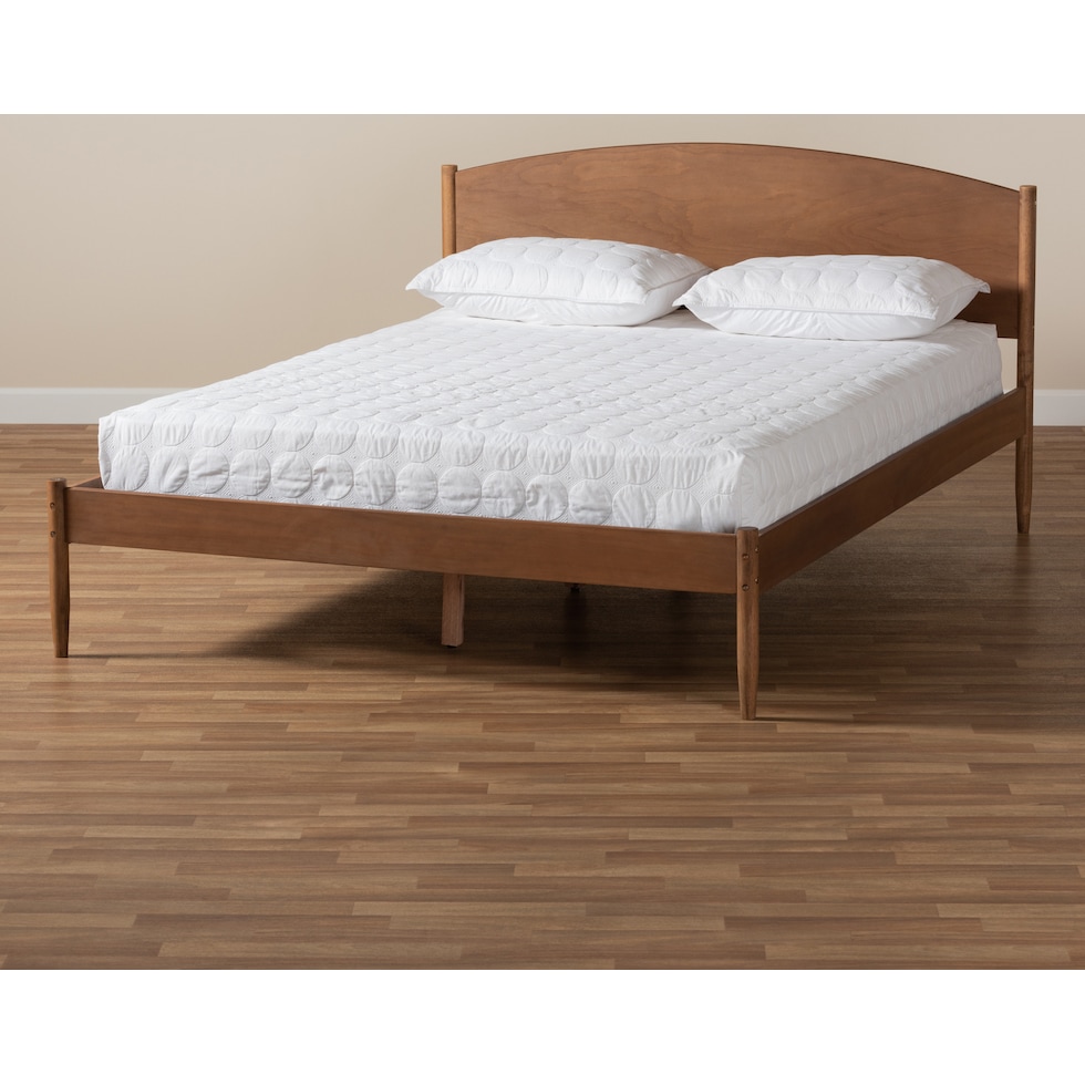 samaya dark brown king bed   