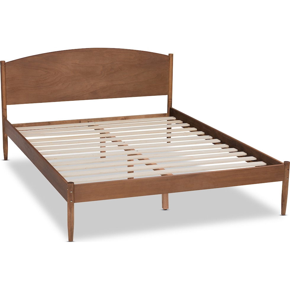 samaya dark brown king bed   