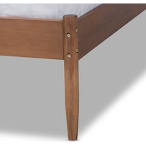 samaya dark brown king bed   