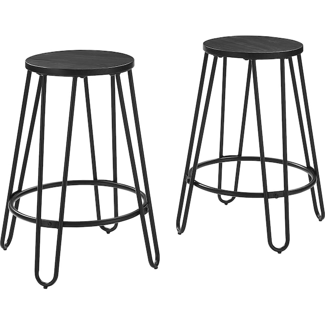 Dining Room Furniture - Sami Set of 2 Counter-Height Stools
