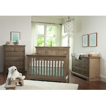 sammie dark brown changing topper   