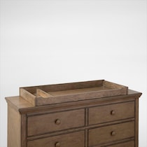 sammie dark brown changing topper   