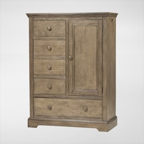 sammie dark brown door chest   