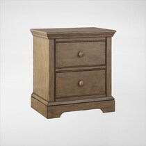 sammie dark brown nightstand   
