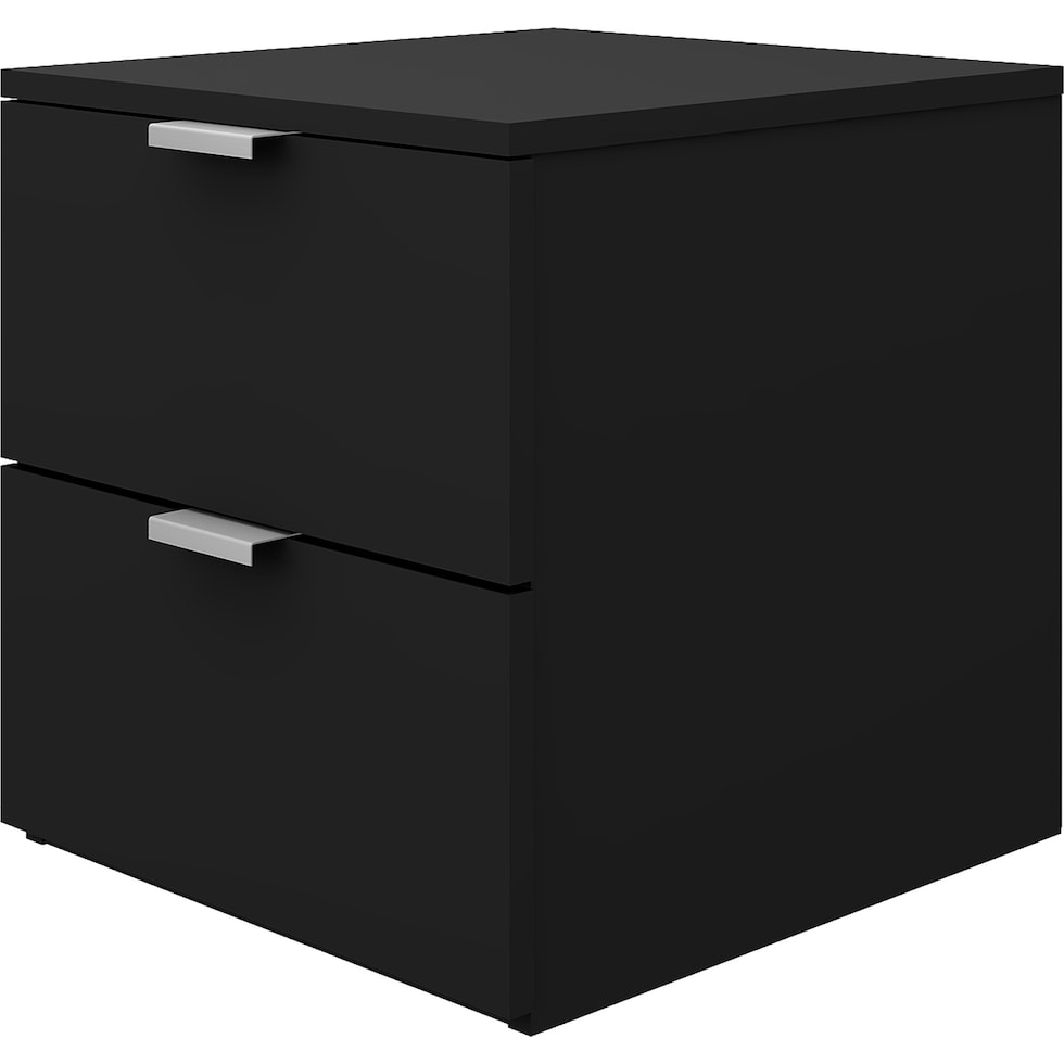 samuel black nightstand   