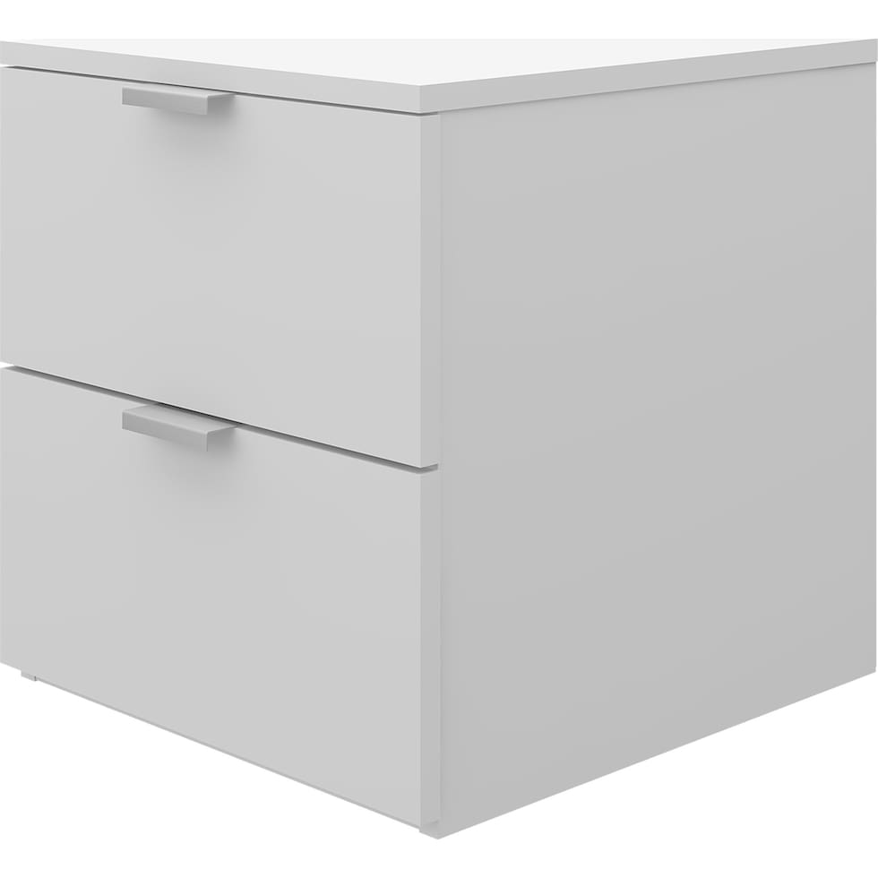 samuel white nightstand   