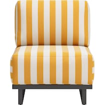 san carlos yellow white outdoor chair   