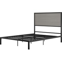 san francisco gray full bed   