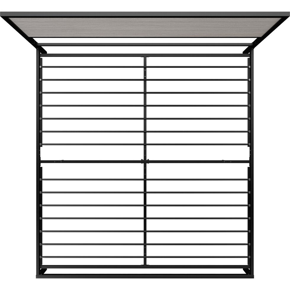 san francisco gray king bed   