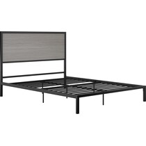 san francisco gray queen bed   