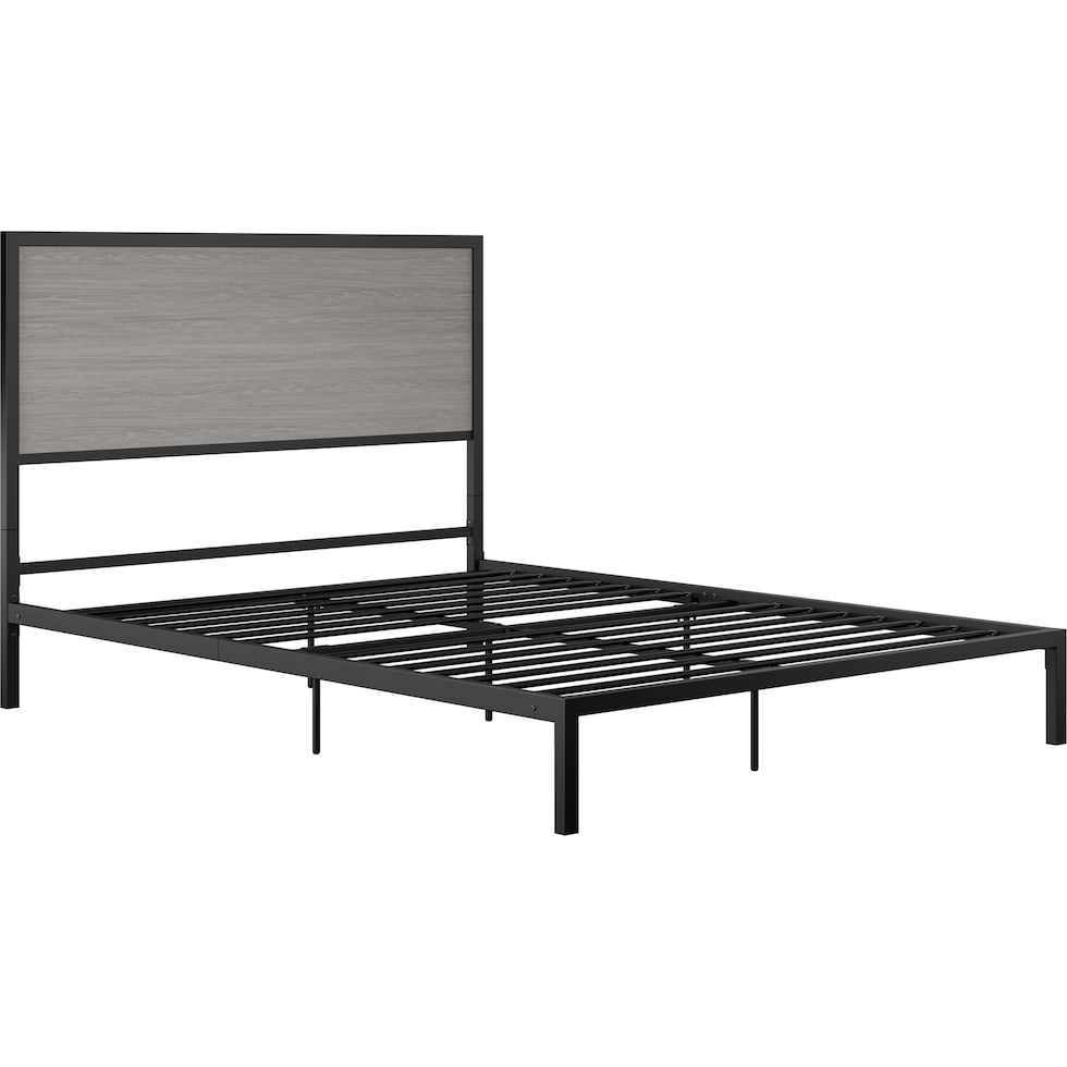 san francisco gray queen bed   