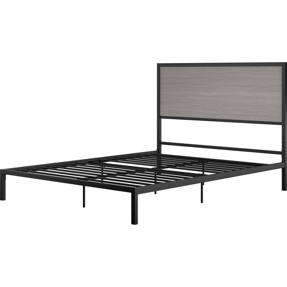 san francisco gray queen bed   