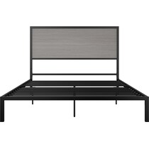 san francisco gray queen bed   