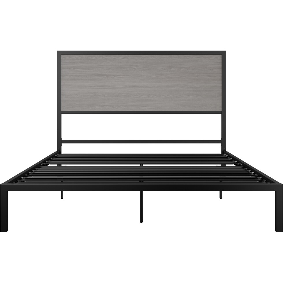 san francisco gray queen bed   