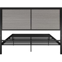san francisco gray queen bed   