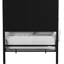 san francisco light brown twin bed   