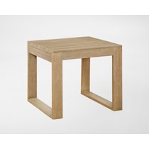 sand bridge light brown outdoor side table   