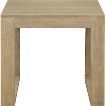 sand bridge light brown outdoor side table   