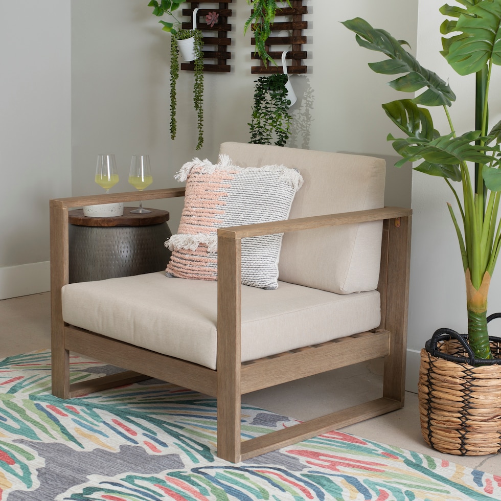 sand bridge natural outdoor chair   