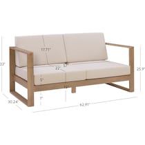 sand bridge natural outdoor sofa   