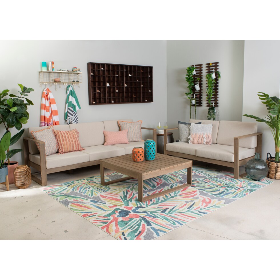 sand bridge natural outdoor sofa   