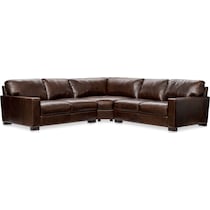 sanderson dark brown  pc living room   