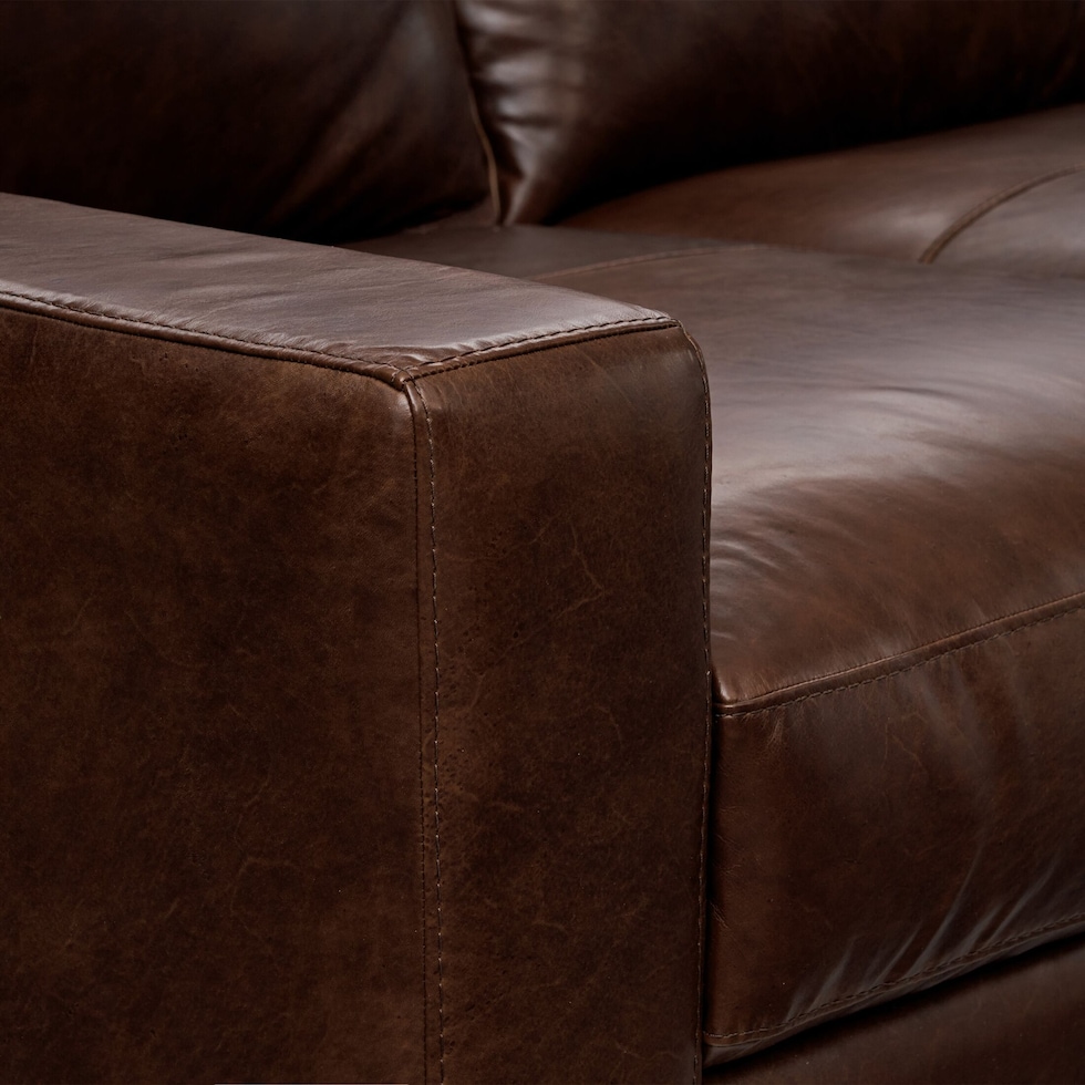 sanderson dark brown sofa   