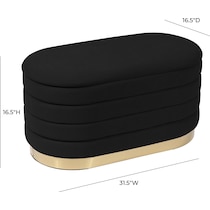sanja black bench   