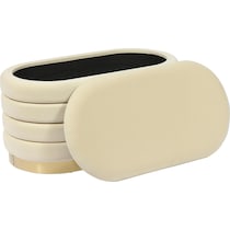 sanja white bench   
