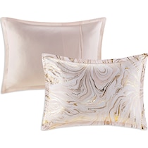 sansa pink full queen bedding set   
