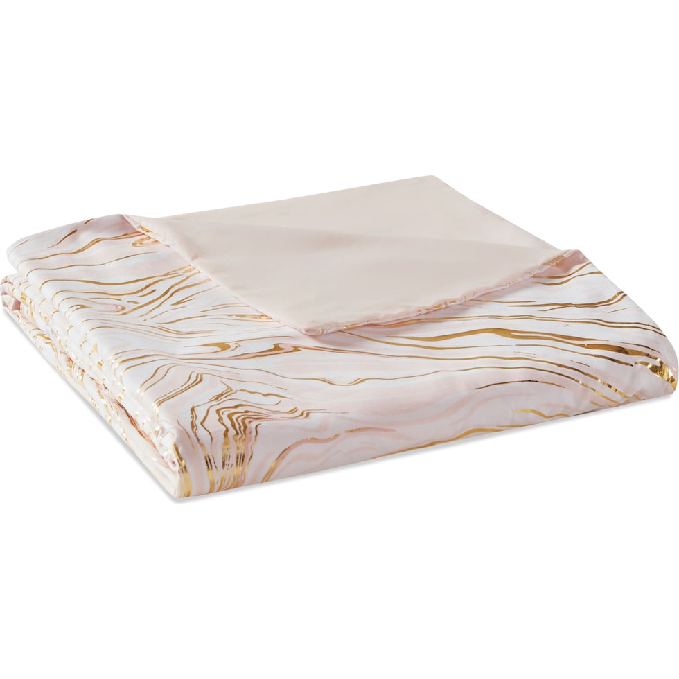sansa pink full queen bedding set   