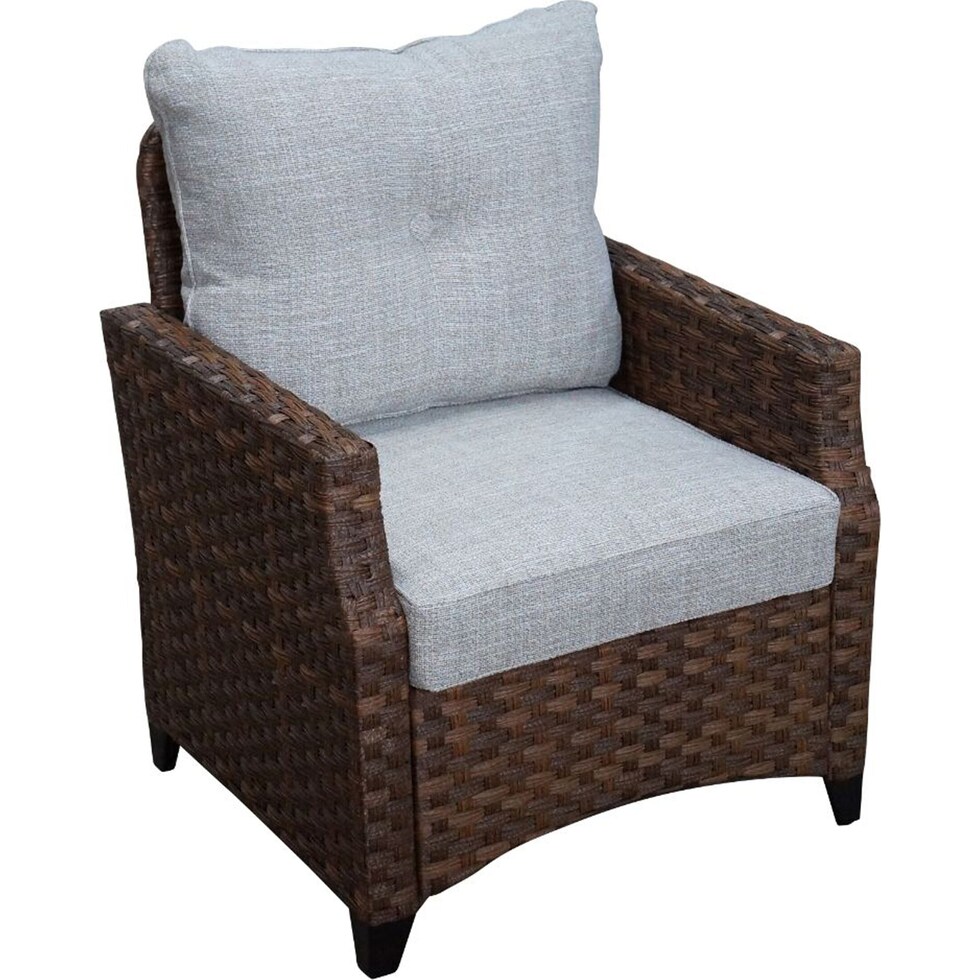 santa cruz dark brown outdoor loveseat set   