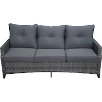 santa cruz gray outdoor sofa set   