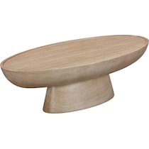 santa fe light brown coffee table   