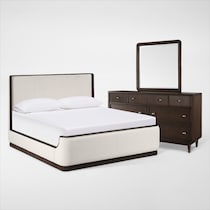 santa monica bedroom dark brown  pc queen bedroom web   