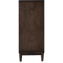 santa monica bedroom dark brown door chest   