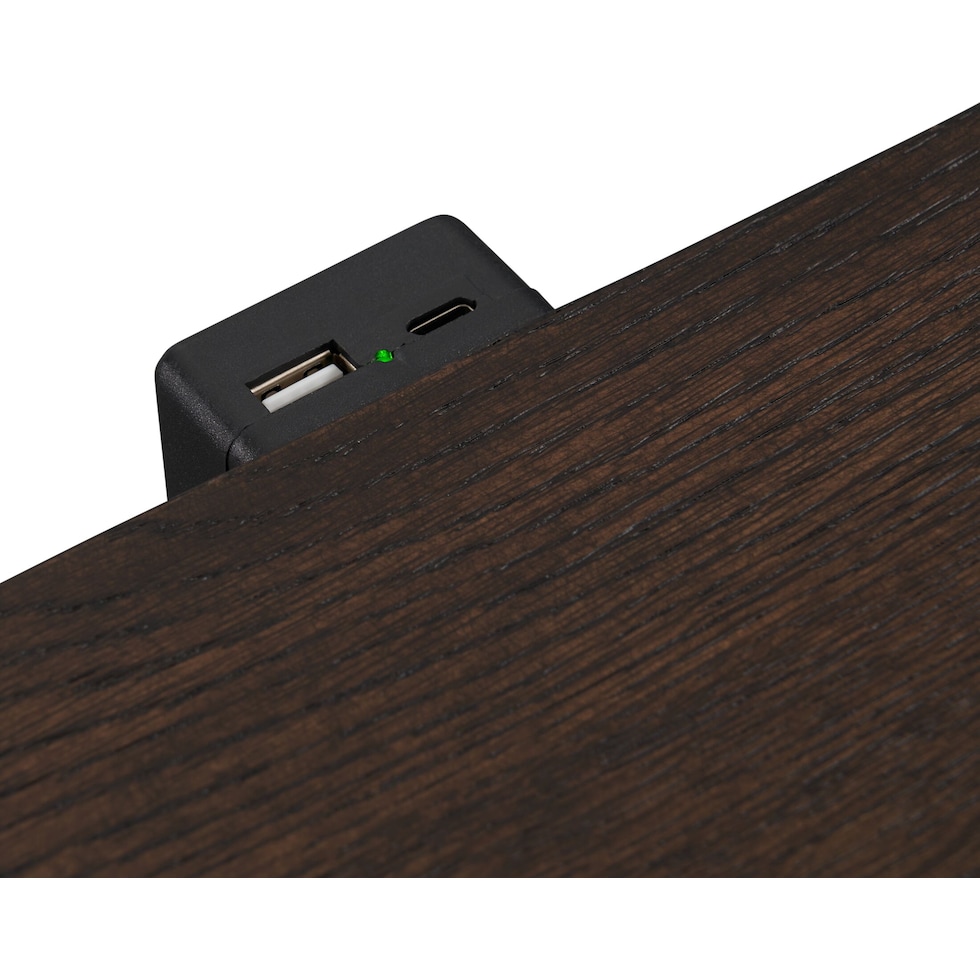 santa monica bedroom dark brown nightstand   
