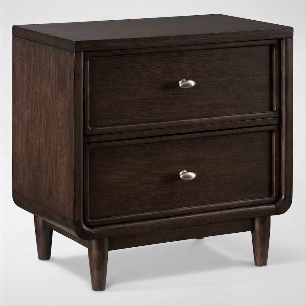 santa monica bedroom dark brown nightstand web   