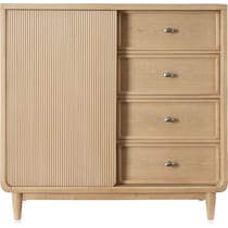 santa monica bedroom light brown door chest   