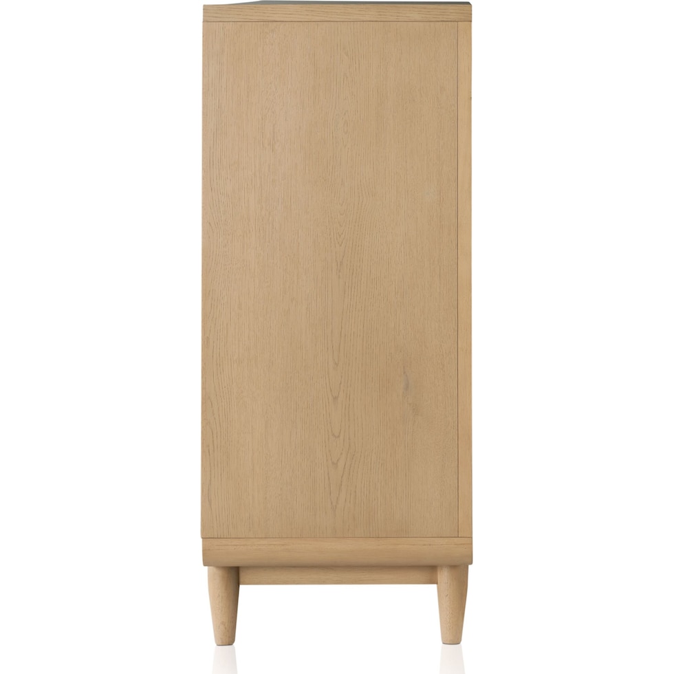 santa monica bedroom light brown door chest   