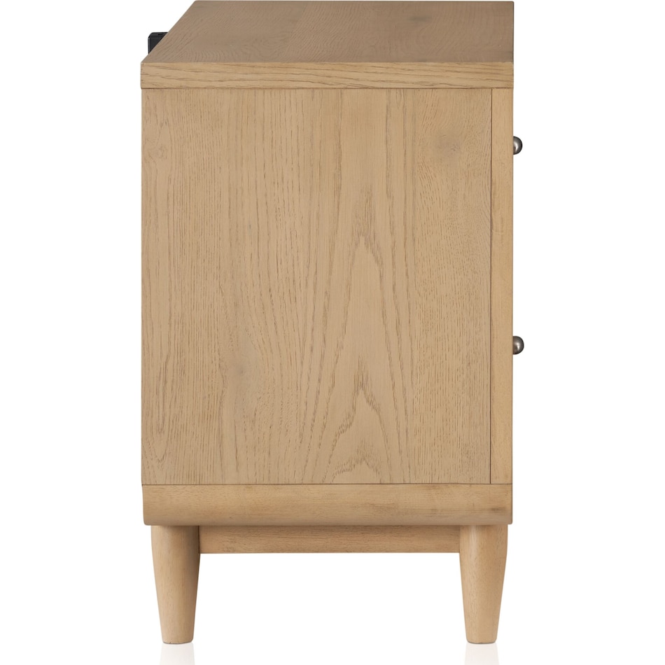 Santa Monica Nightstand With USB Charging | Value City Furniture