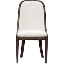 santa monica dining dark brown dining chair   