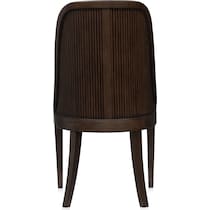 santa monica dining dark brown dining chair   