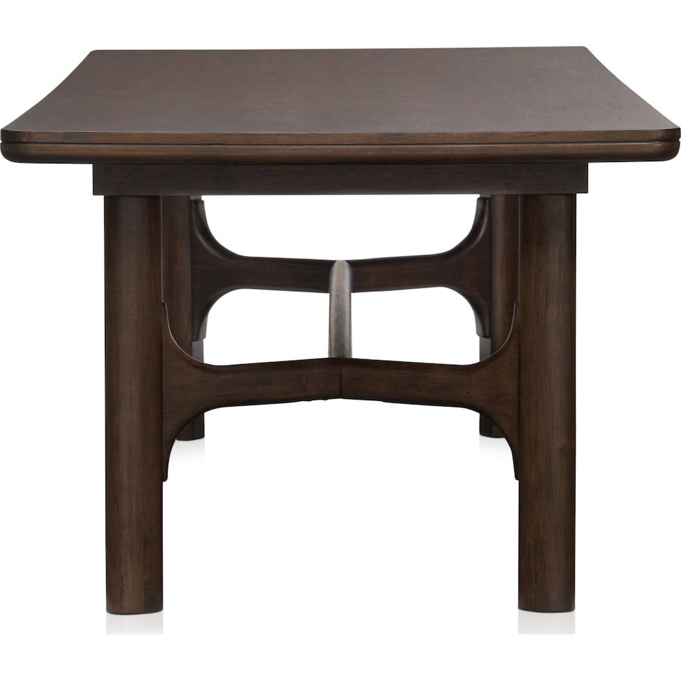 santa monica dining dark brown dining table   
