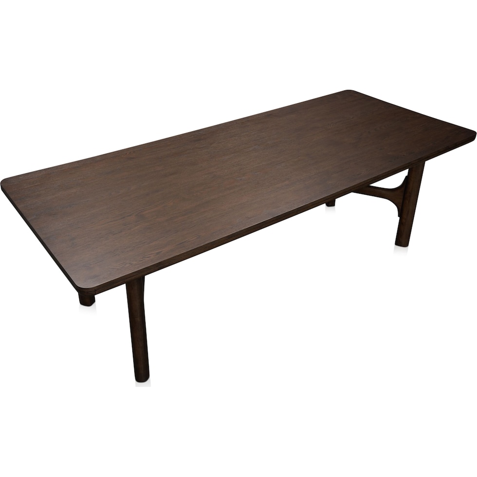 santa monica dining dark brown dining table   