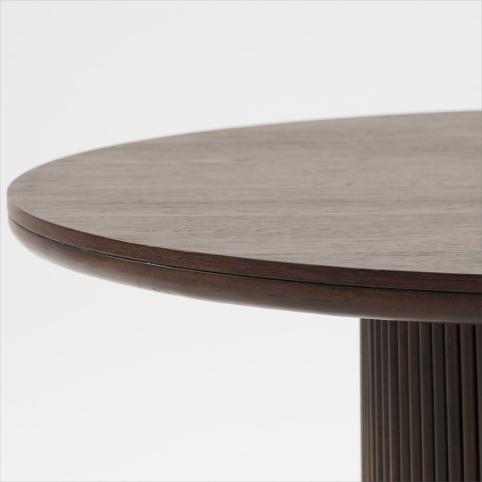 santa monica dining dark brown dining table   